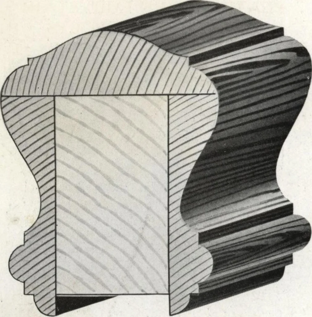 An illustration from General catalog 1917 including official sash and door price list, 1917, leaf 165