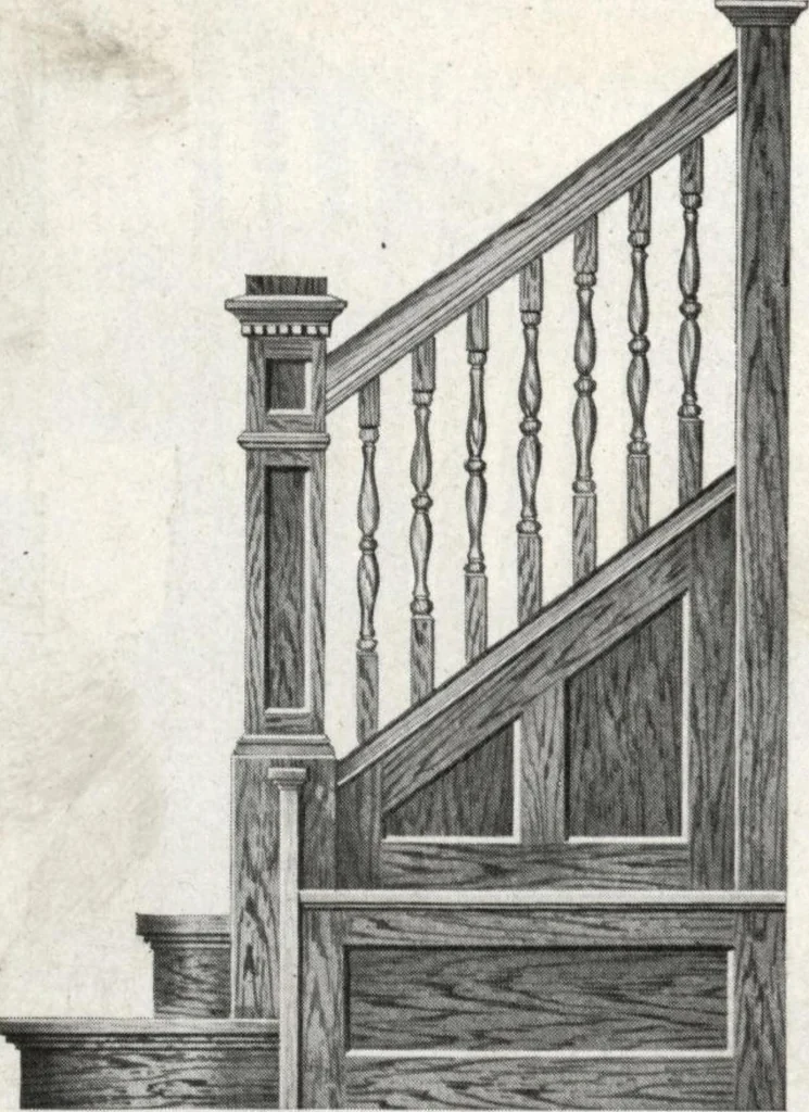 An illustration from General catalog 1917 including official sash and door price list, 1917, leaf 169