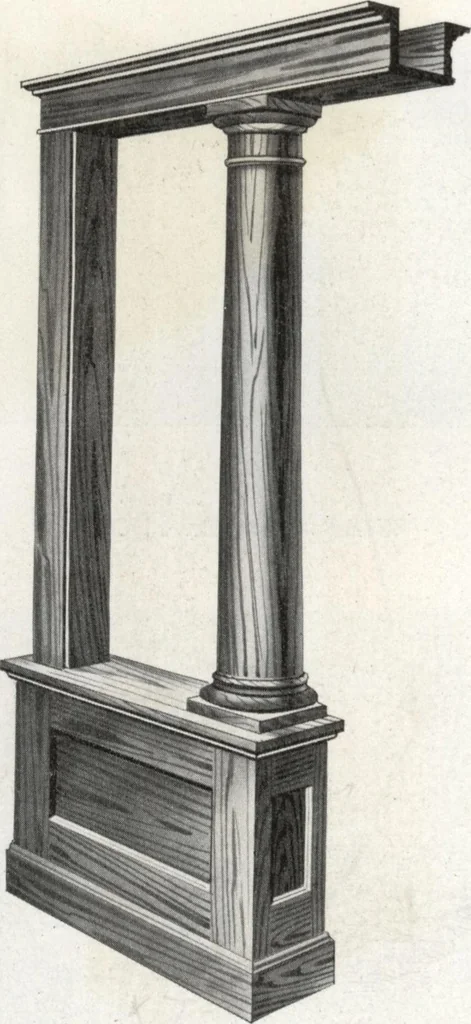 An illustration from General catalog 1917 including official sash and door price list, 1917, leaf 173