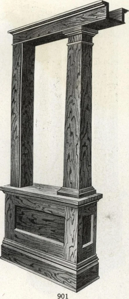 An illustration from General catalog 1917 including official sash and door price list, 1917, leaf 174
