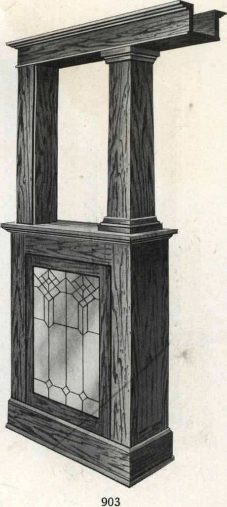 An illustration from General catalog 1917 including official sash and door price list, 1917, leaf 176