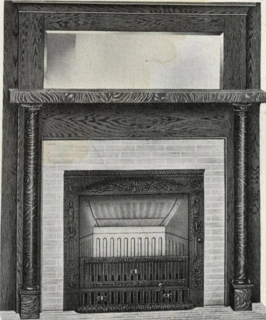 An illustration from General catalog 1917 including official sash and door price list, 1917, leaf 185