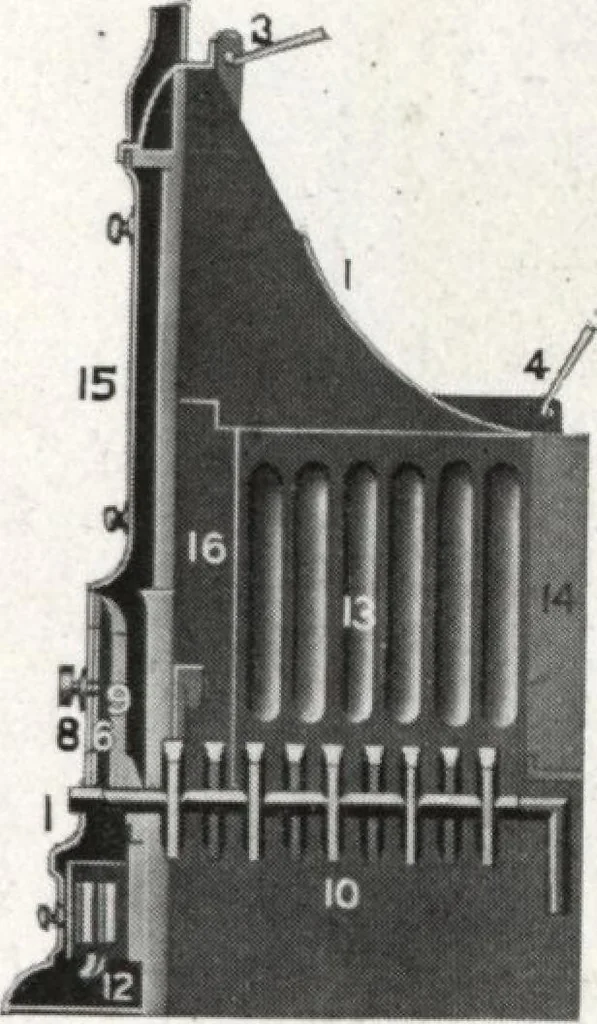An illustration from General catalog 1917 including official sash and door price list, 1917, leaf 190