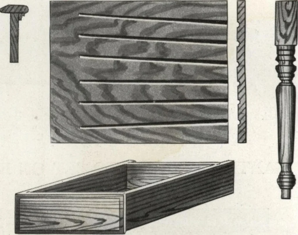 An illustration from General catalog 1917 including official sash and door price list, 1917, leaf 195