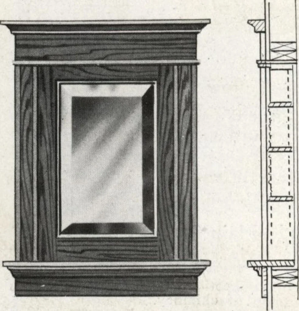 An illustration from General catalog 1917 including official sash and door price list, 1917, leaf 195