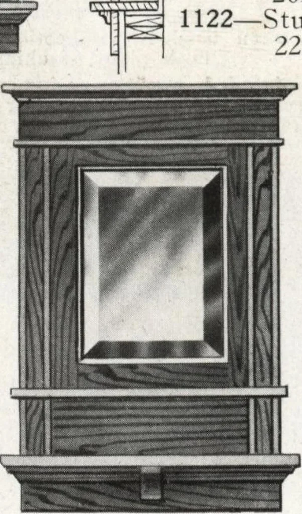 An illustration from General catalog 1917 including official sash and door price list, 1917, leaf 195