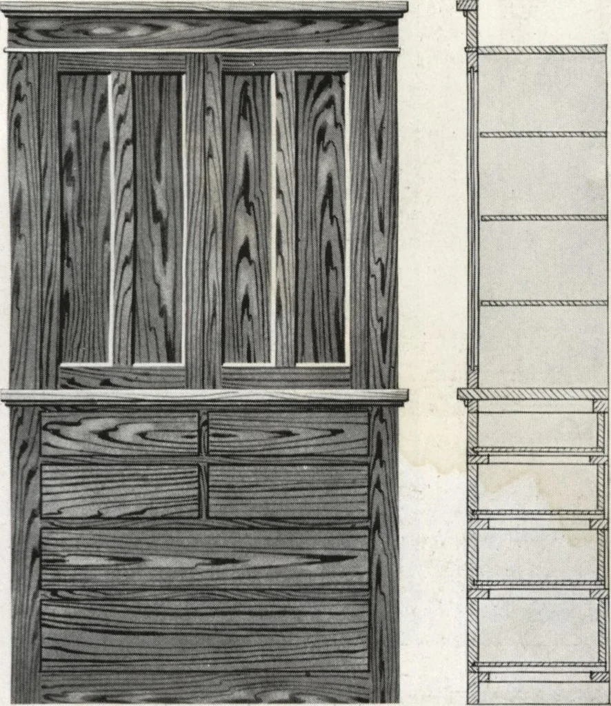 An illustration from General catalog 1917 including official sash and door price list, 1917, leaf 196