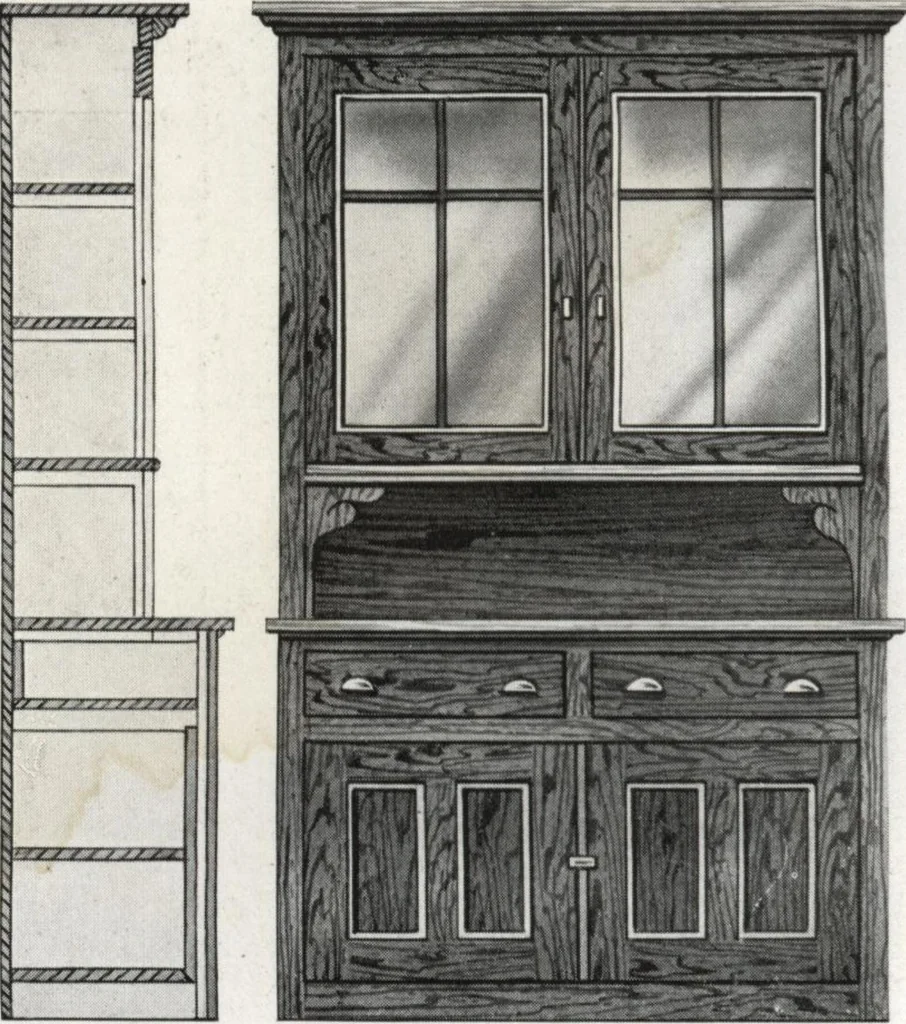 An illustration from General catalog 1917 including official sash and door price list, 1917, leaf 197