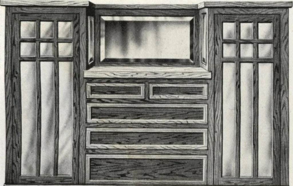 An illustration from General catalog 1917 including official sash and door price list, 1917, leaf 198