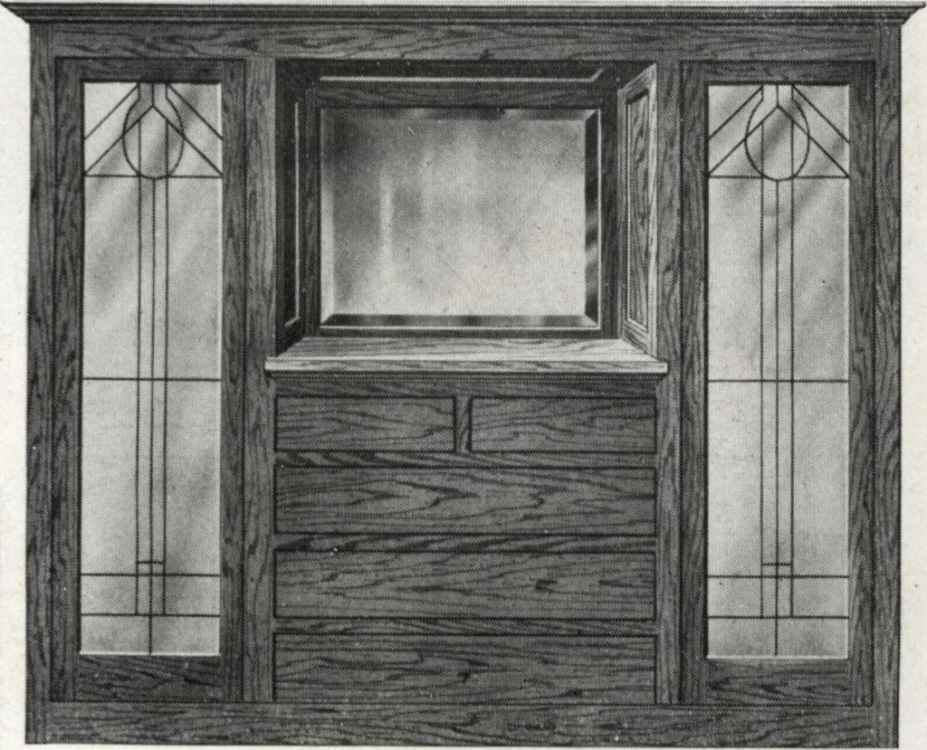 An illustration from General catalog 1917 including official sash and door price list, 1917, leaf 198
