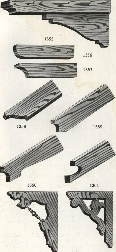 An illustration from General catalog 1917 including official sash and door price list, 1917, leaf 210