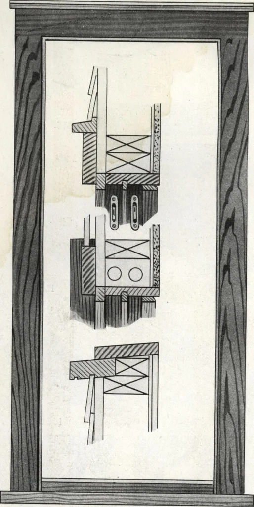 An illustration from General catalog 1917 including official sash and door price list, 1917, leaf 211