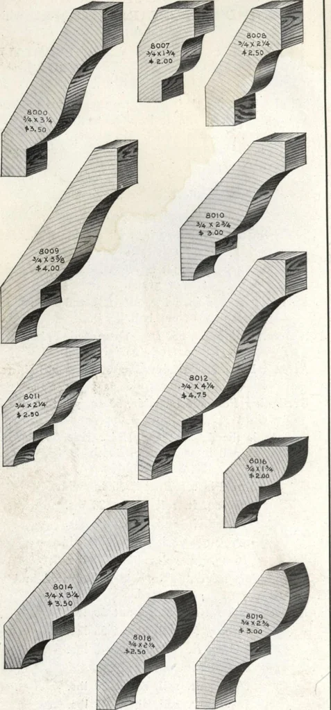 An illustration from General catalog 1917 including official sash and door price list, 1917, leaf 223