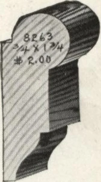An illustration from General catalog 1917 including official sash and door price list, 1917, leaf 226
