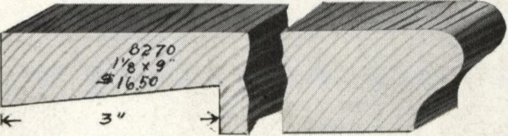 An illustration from General catalog 1917 including official sash and door price list, 1917, leaf 226