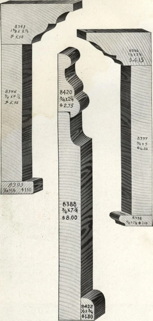 An illustration from General catalog 1917 including official sash and door price list, 1917, leaf 229
