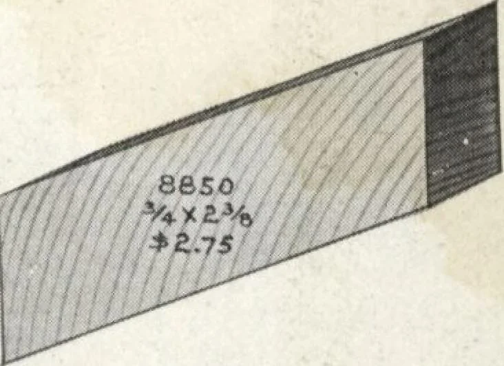 An illustration from General catalog 1917 including official sash and door price list, 1917, leaf 230
