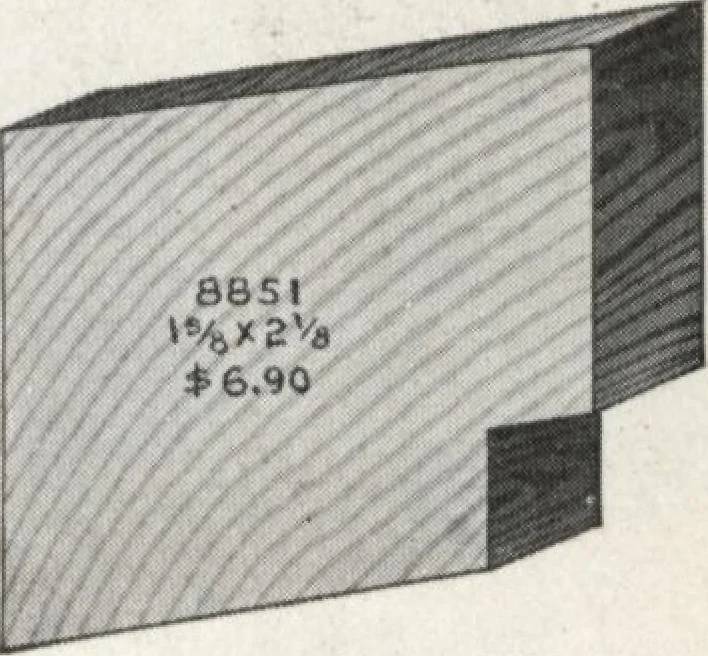 An illustration from General catalog 1917 including official sash and door price list, 1917, leaf 230