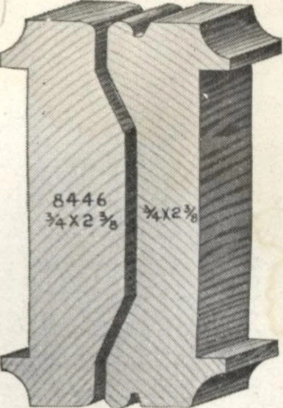 An illustration from General catalog 1917 including official sash and door price list, 1917, leaf 232