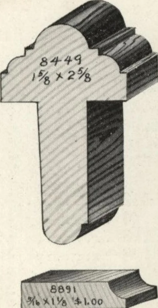 An illustration from General catalog 1917 including official sash and door price list, 1917, leaf 232