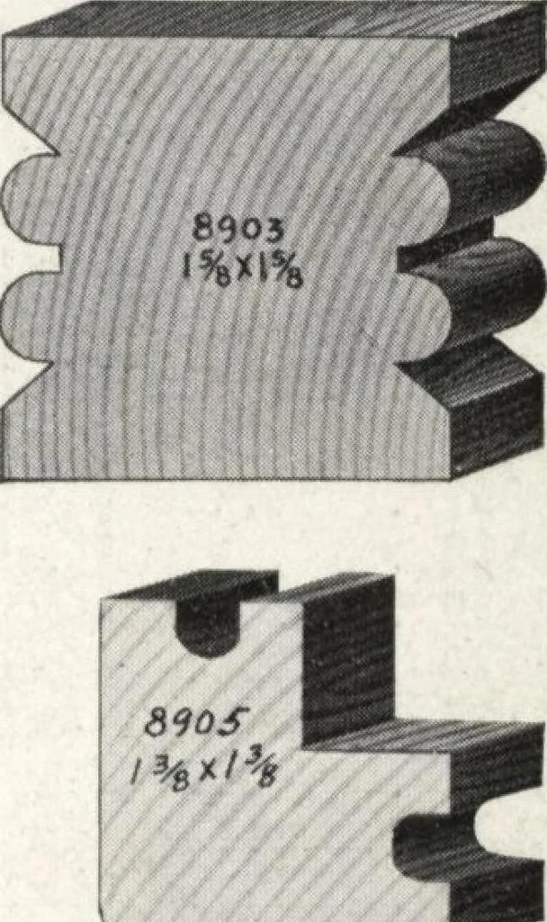 An illustration from General catalog 1917 including official sash and door price list, 1917, leaf 232