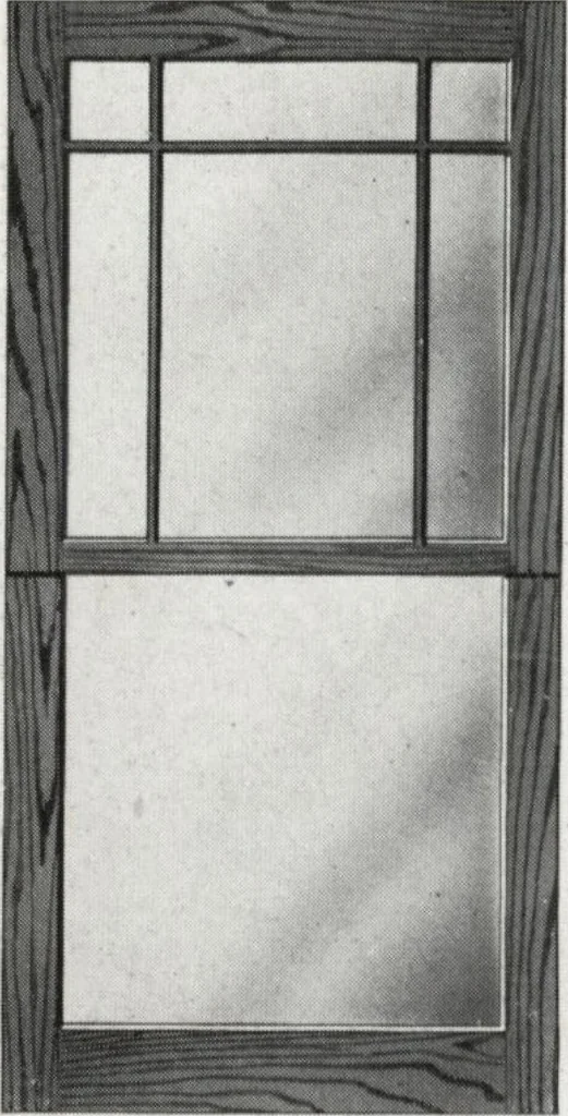 An illustration from General catalog 1917 including official sash and door price list, 1917, leaf 35