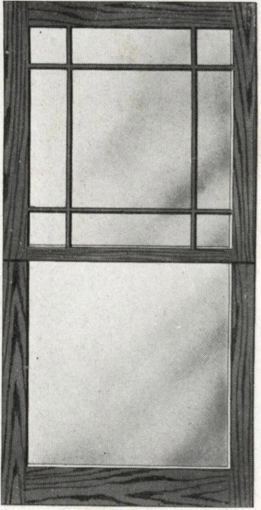 An illustration from General catalog 1917 including official sash and door price list, 1917, leaf 35