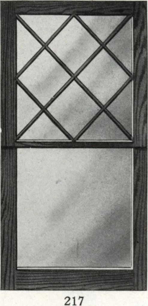 An illustration from General catalog 1917 including official sash and door price list, 1917, leaf 39