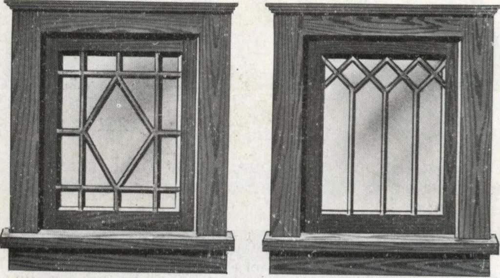 An illustration from General catalog 1917 including official sash and door price list, 1917, leaf 47