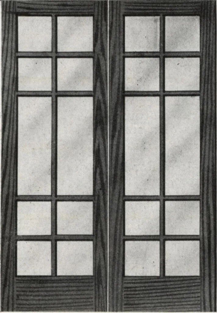 An illustration from General catalog 1917 including official sash and door price list, 1917, leaf 50
