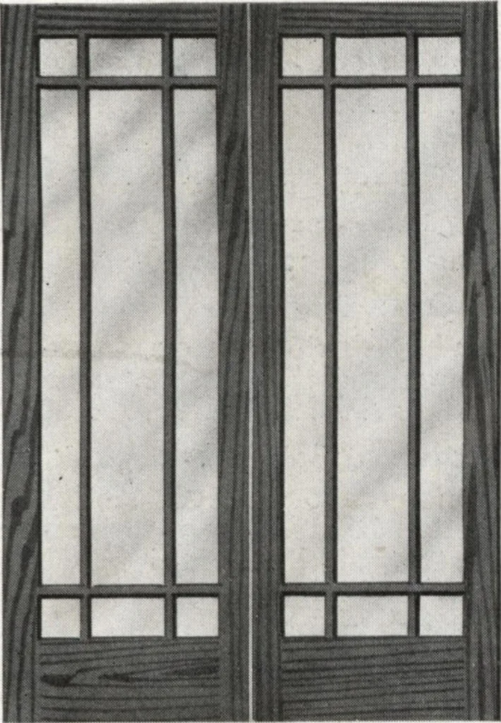 An illustration from General catalog 1917 including official sash and door price list, 1917, leaf 50