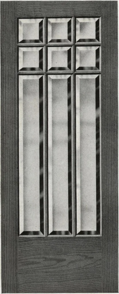 An illustration from General catalog 1917 including official sash and door price list, 1917, leaf 77