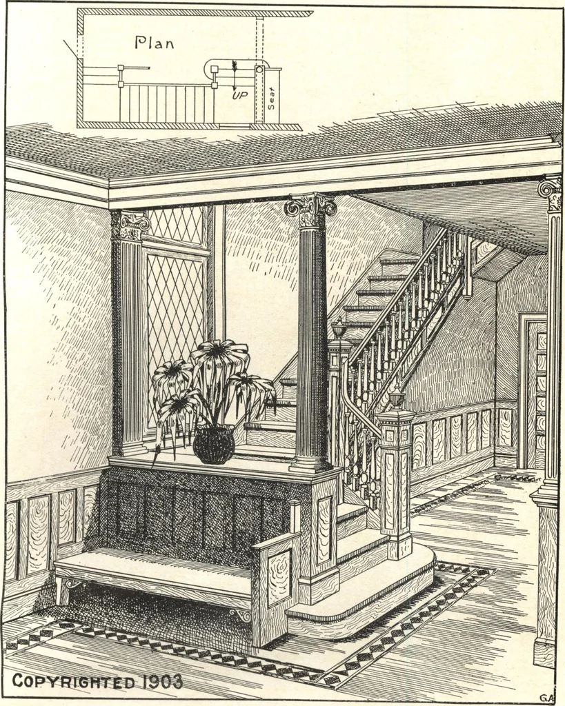 An illustration from General catalogue of E.L. Roberts & Co., wholesale manufacturers of doors, glazed sash, blinds: no. 600, 1908, leaf 154
