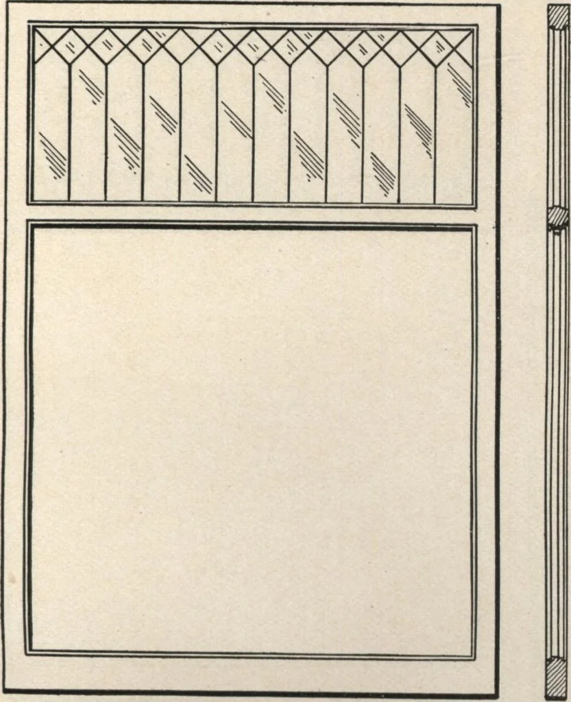 An illustration from General catalogue of E.L. Roberts & Co., wholesale manufacturers of doors, glazed sash, blinds: no. 600, 1908, leaf 18