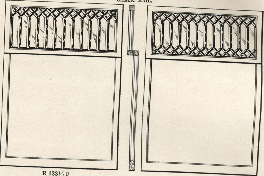 An illustration from General catalogue of E.L. Roberts & Co., wholesale manufacturers of doors, glazed sash, blinds: no. 600, 1908, leaf 19