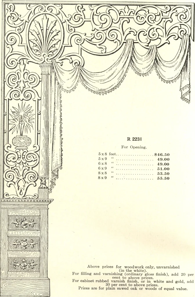 An illustration from General catalogue of E.L. Roberts & Co., wholesale manufacturers of doors, glazed sash, blinds: no. 600, 1908, leaf 215