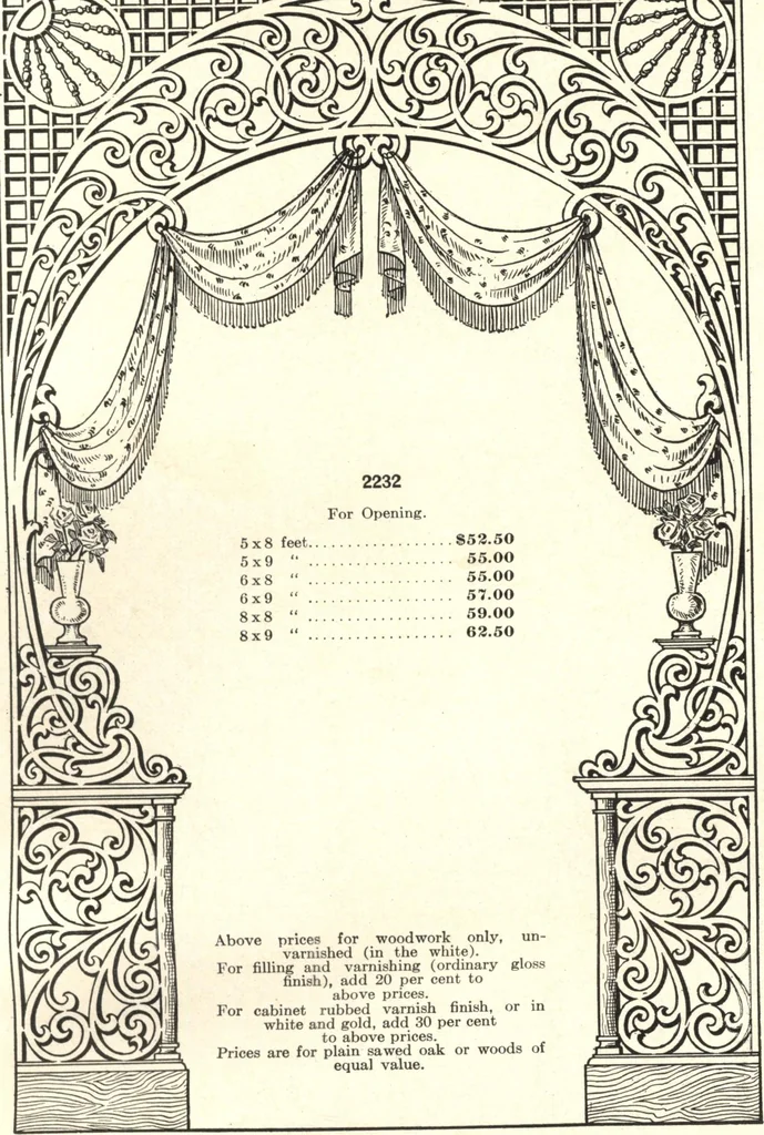 An illustration from General catalogue of E.L. Roberts & Co., wholesale manufacturers of doors, glazed sash, blinds: no. 600, 1908, leaf 216