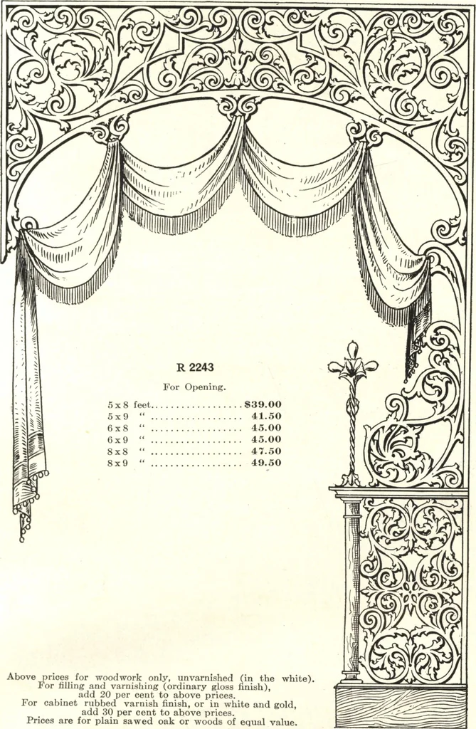An illustration from General catalogue of E.L. Roberts & Co., wholesale manufacturers of doors, glazed sash, blinds: no. 600, 1908, leaf 222