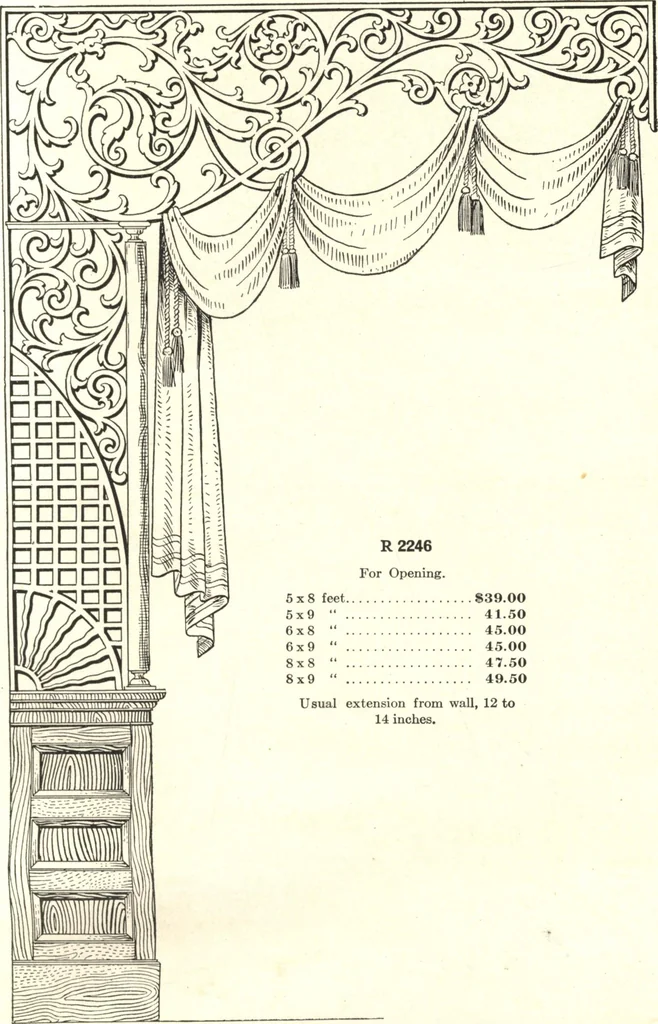An illustration from General catalogue of E.L. Roberts & Co., wholesale manufacturers of doors, glazed sash, blinds: no. 600, 1908, leaf 224