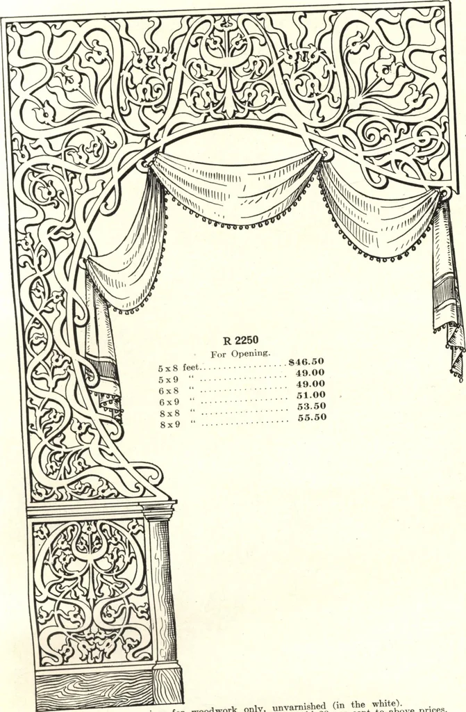 An illustration from General catalogue of E.L. Roberts & Co., wholesale manufacturers of doors, glazed sash, blinds: no. 600, 1908, leaf 226