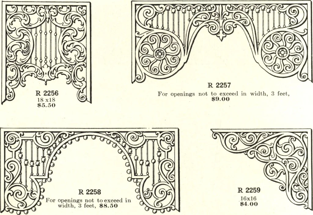 An illustration from General catalogue of E.L. Roberts & Co., wholesale manufacturers of doors, glazed sash, blinds: no. 600, 1908, leaf 229