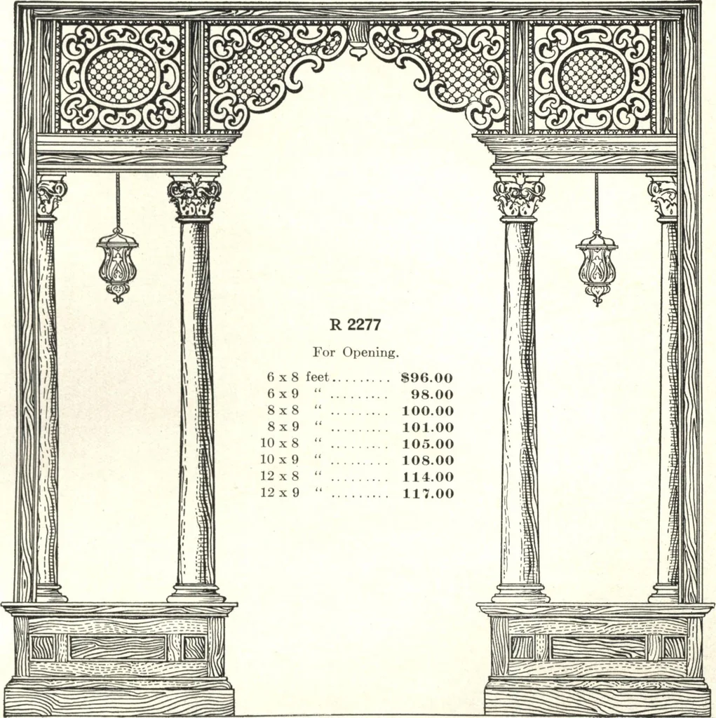 An illustration from General catalogue of E.L. Roberts & Co., wholesale manufacturers of doors, glazed sash, blinds: no. 600, 1908, leaf 239