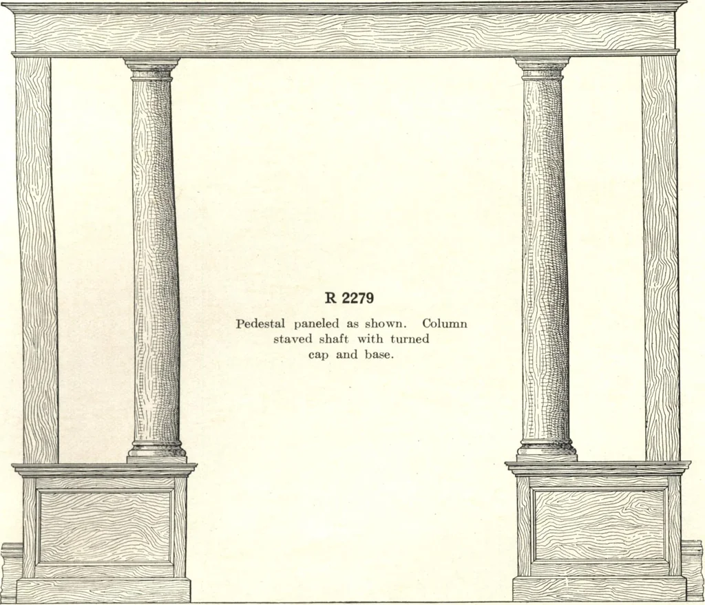 An illustration from General catalogue of E.L. Roberts & Co., wholesale manufacturers of doors, glazed sash, blinds: no. 600, 1908, leaf 241