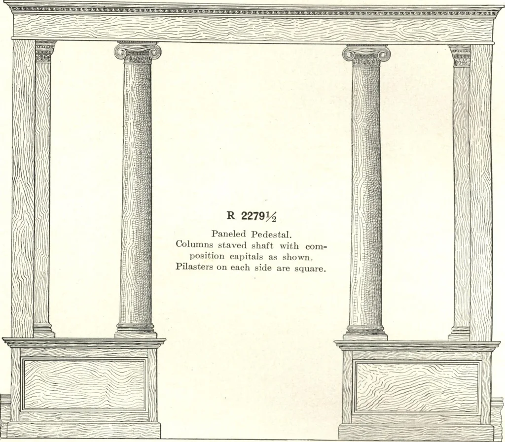 An illustration from General catalogue of E.L. Roberts & Co., wholesale manufacturers of doors, glazed sash, blinds: no. 600, 1908, leaf 242