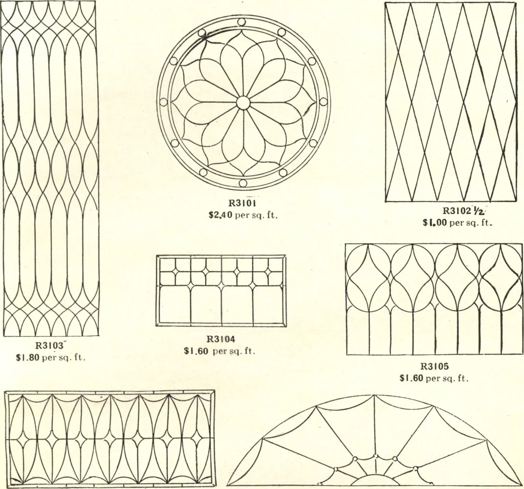 An illustration from General catalogue of E.L. Roberts & Co., wholesale manufacturers of doors, glazed sash, blinds: no. 600, 1908, leaf 305