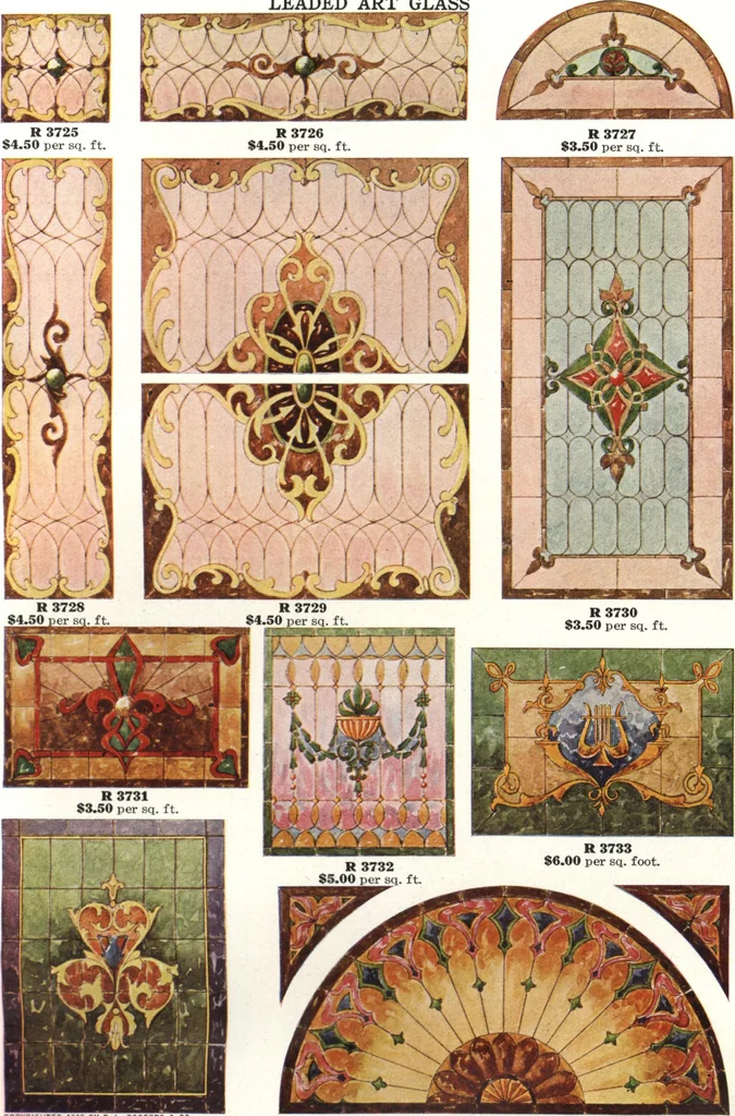 An illustration from General catalogue of E.L. Roberts & Co., wholesale manufacturers of doors, glazed sash, blinds: no. 600, 1908, leaf 313