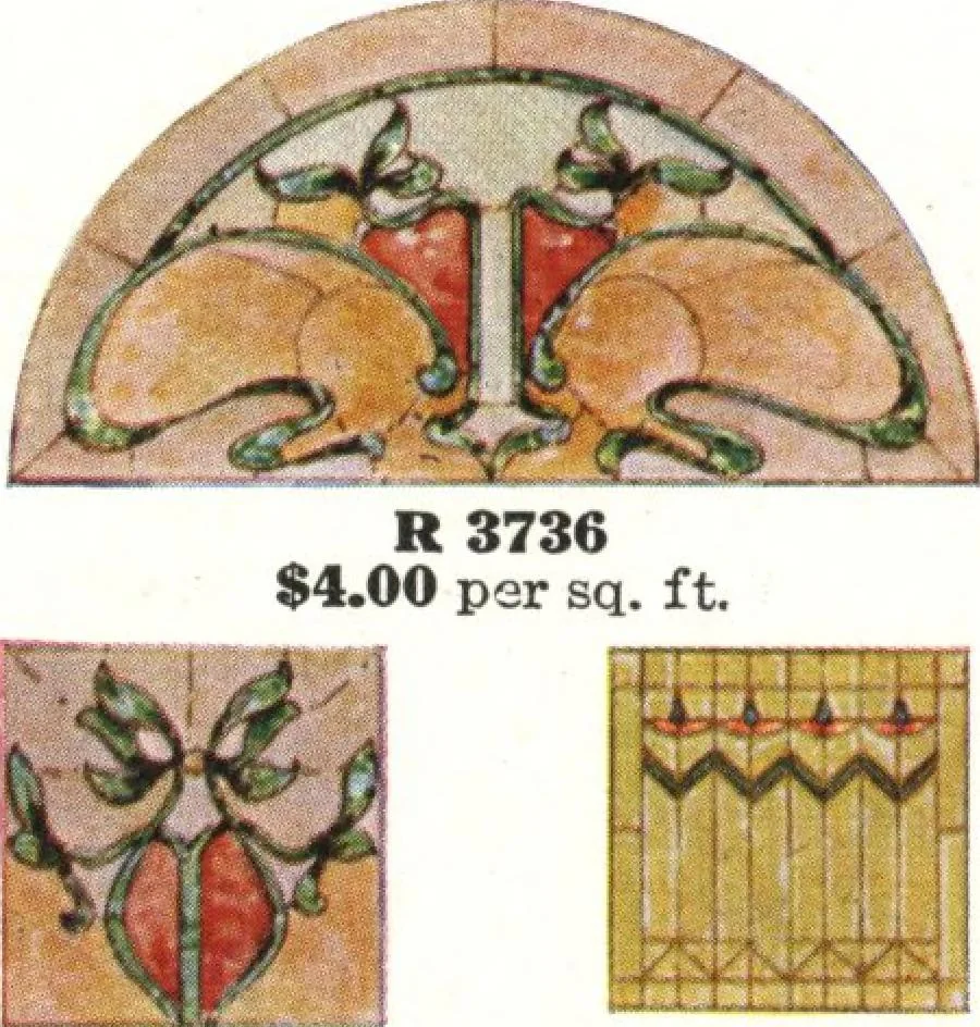 An illustration from General catalogue of E.L. Roberts & Co., wholesale manufacturers of doors, glazed sash, blinds: no. 600, 1908, leaf 314
