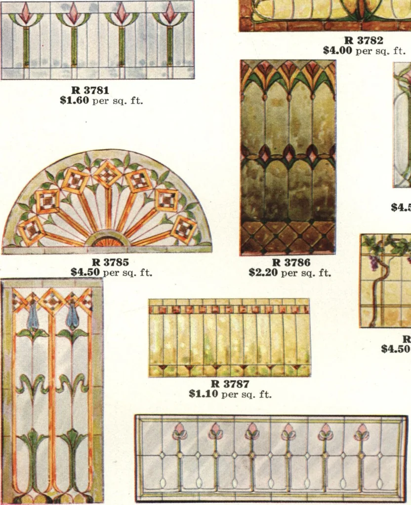 An illustration from General catalogue of E.L. Roberts & Co., wholesale manufacturers of doors, glazed sash, blinds: no. 600, 1908, leaf 316