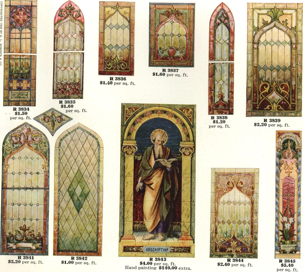 An illustration from General catalogue of E.L. Roberts & Co., wholesale manufacturers of doors, glazed sash, blinds: no. 600, 1908, leaf 321