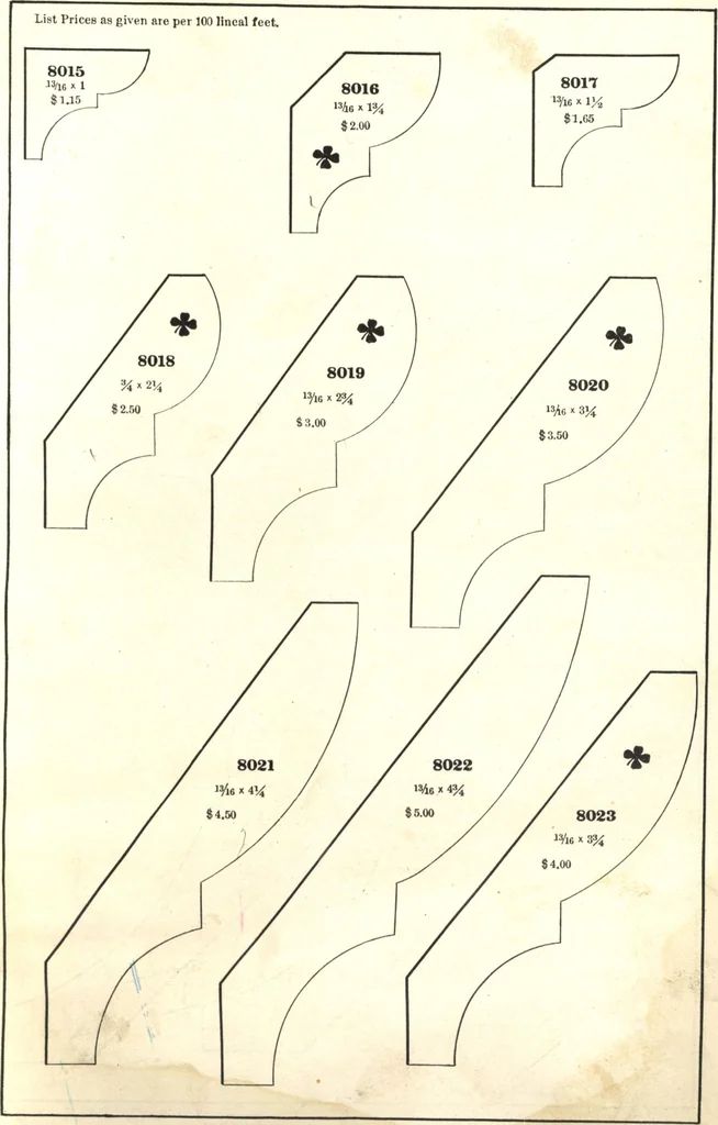 An illustration from General catalogue of E.L. Roberts & Co., wholesale manufacturers of doors, glazed sash, blinds: no. 600, 1908, leaf 337